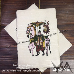 Tranh Đông Hồ Ngựa Hồng